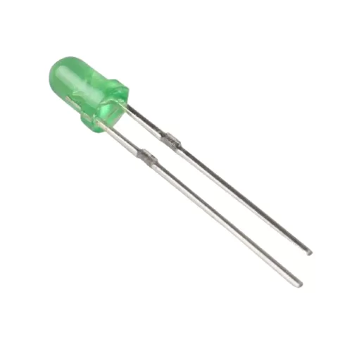 3mm Green LED Diffused