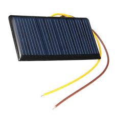 0.3W 5V 60mA Solar Panel with Wire