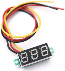 0.28 inch  Digital Voltage Meter  DC 0-100V 3 wire