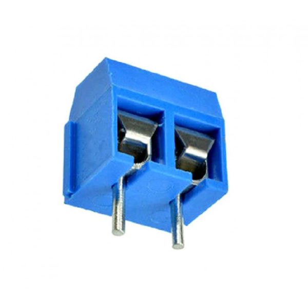 2Pin Terminal Block  Connector 5mm Pitch Blue