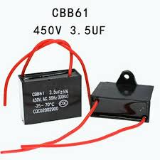 3.5uf CBB61 450V Fan Starting Capacitor