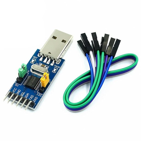 USB to I2C/UART Converter Module with CH341T V 3.0