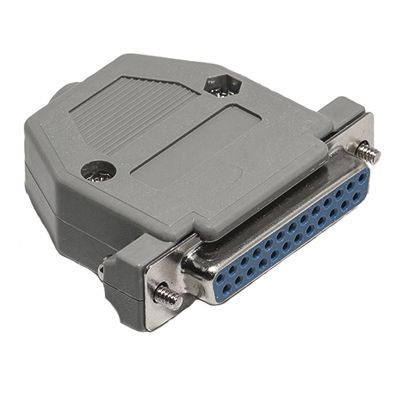DB25 Female Solder D-SUB Connector with dust cover