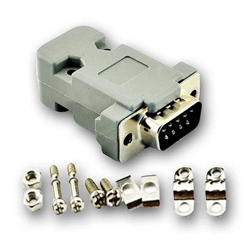 DB9 Connector Male with Dust Cover