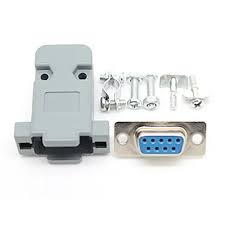 DB9 Pin D Type Female Connector Dust Cover Plastic