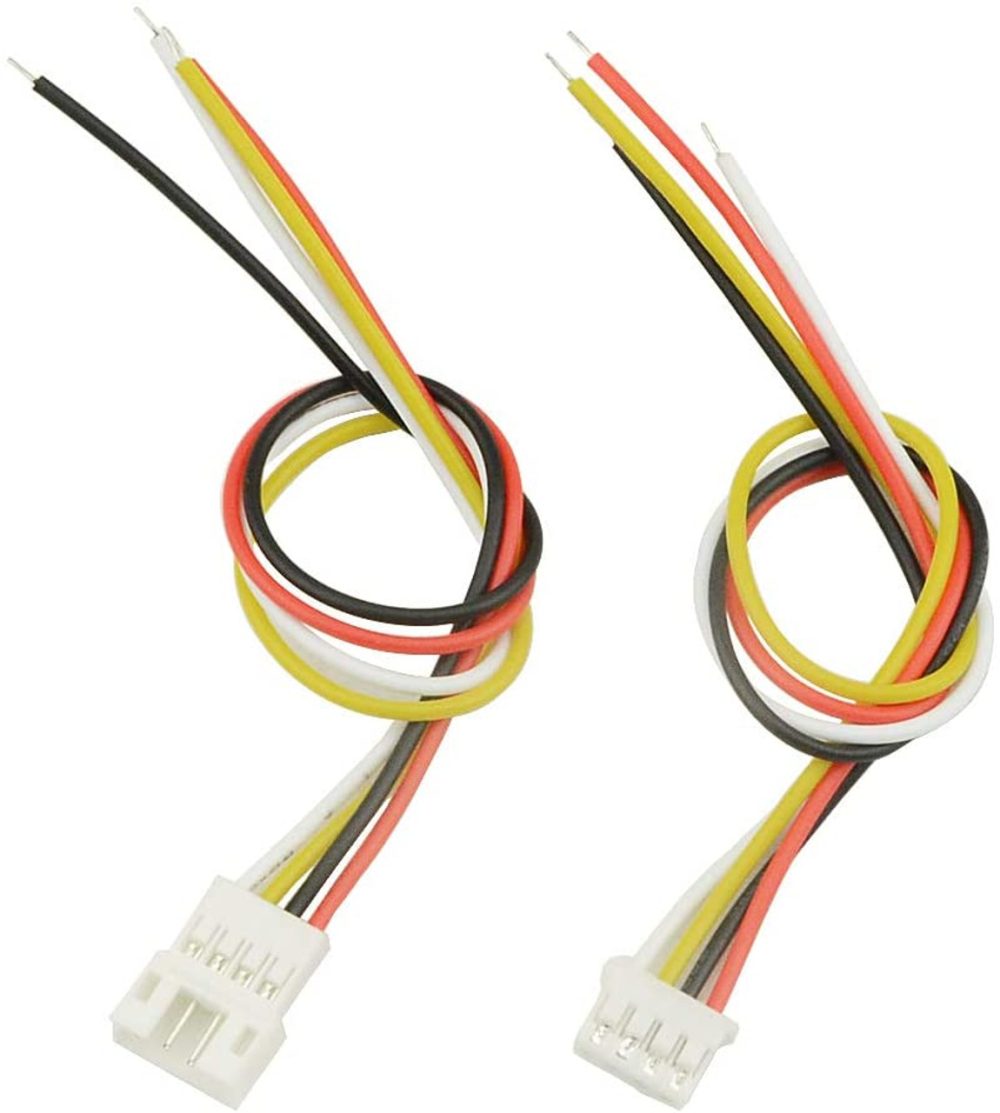 JST XH2.54 4 -Pin Male and female Terminal wire