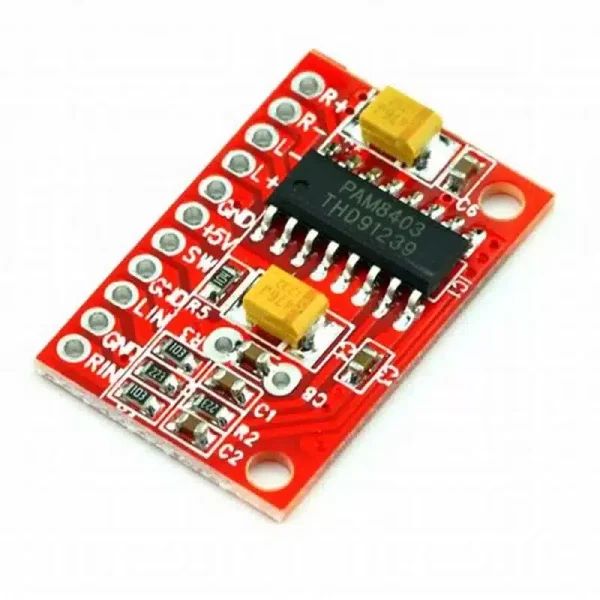 PAM8403 2x3 W Audio Amplifier Module (Red)
