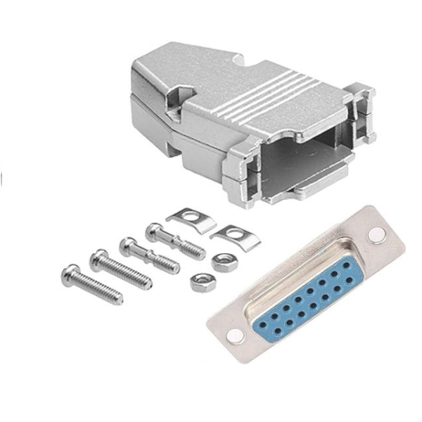 DB15  Female Connector with dust cover