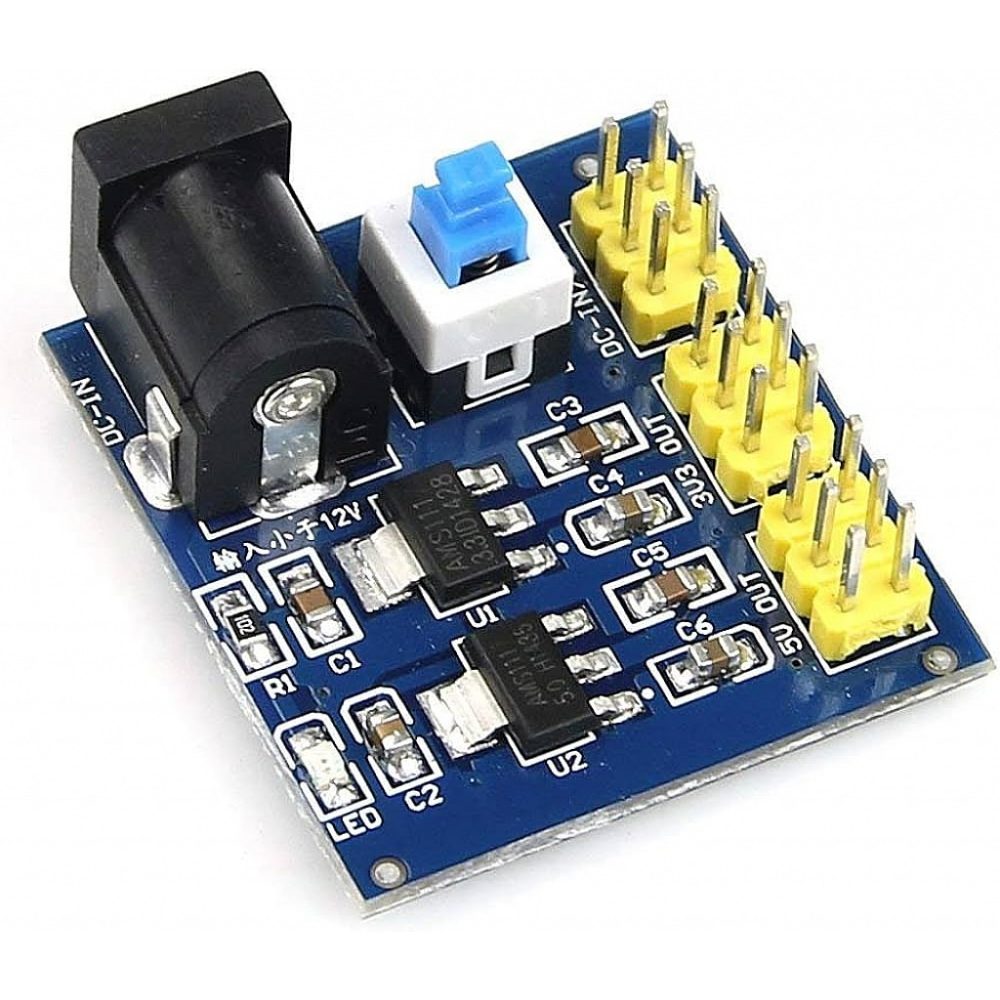 DC-DC Voltage Converter Power Supply   Multi-output Module 12V to 3.3V/5V/12V