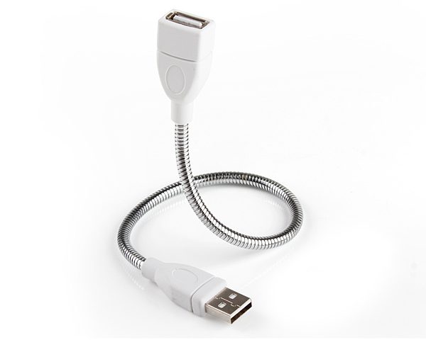 Flexible USB Male to Female Metal Extension Cable - Adapter Cable