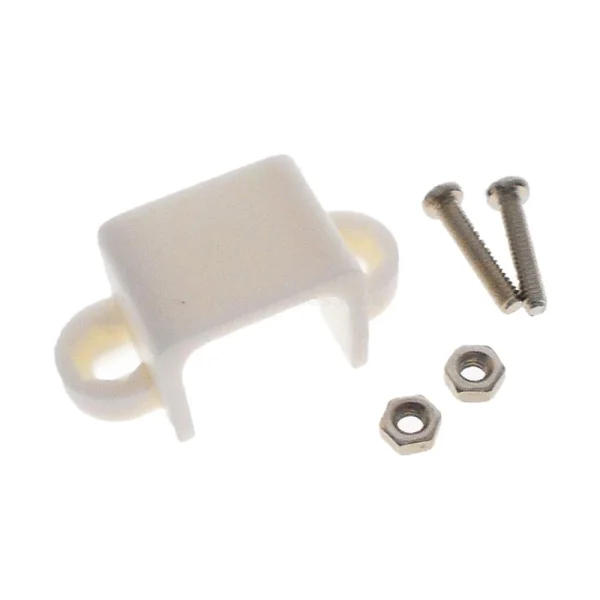 N20 Geared micro dc mounting bracket White