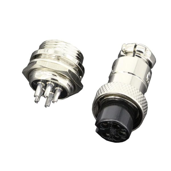 Male & Female  Aviation Socket  4 Pin Connector